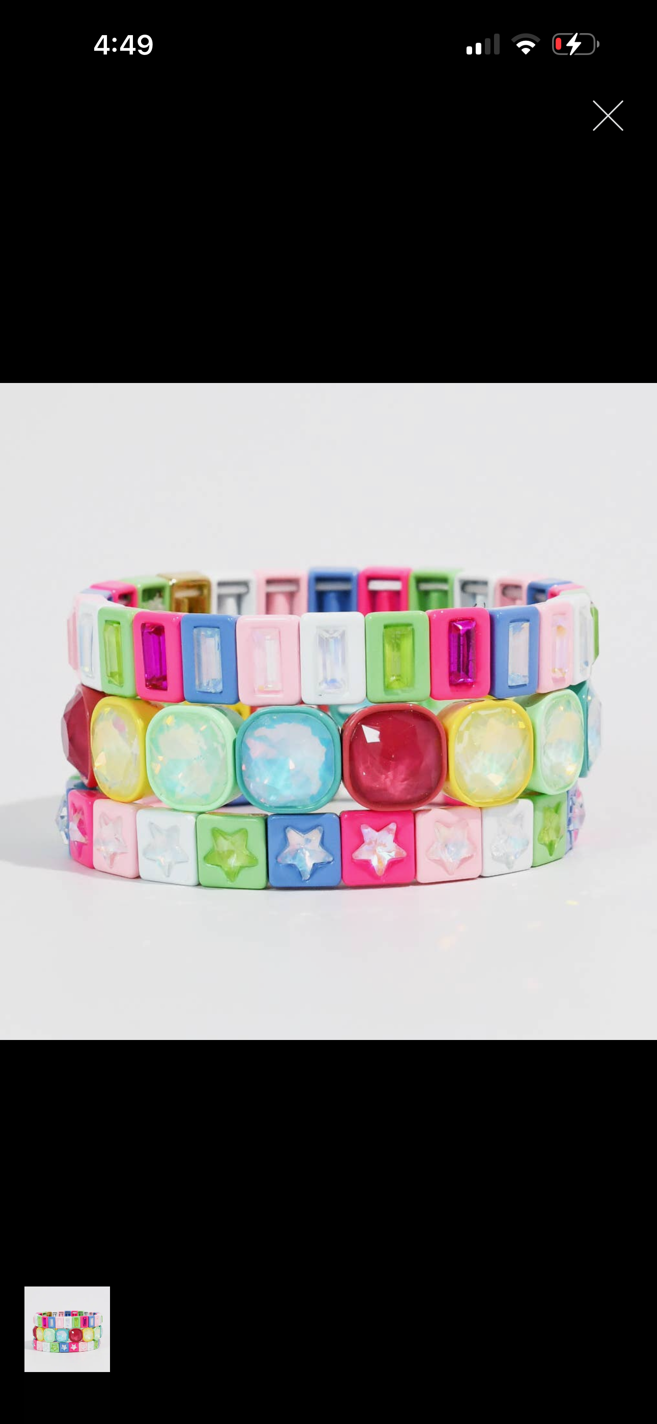Treasure Jewels Color Pop Bracelet Stack ✨🌈
