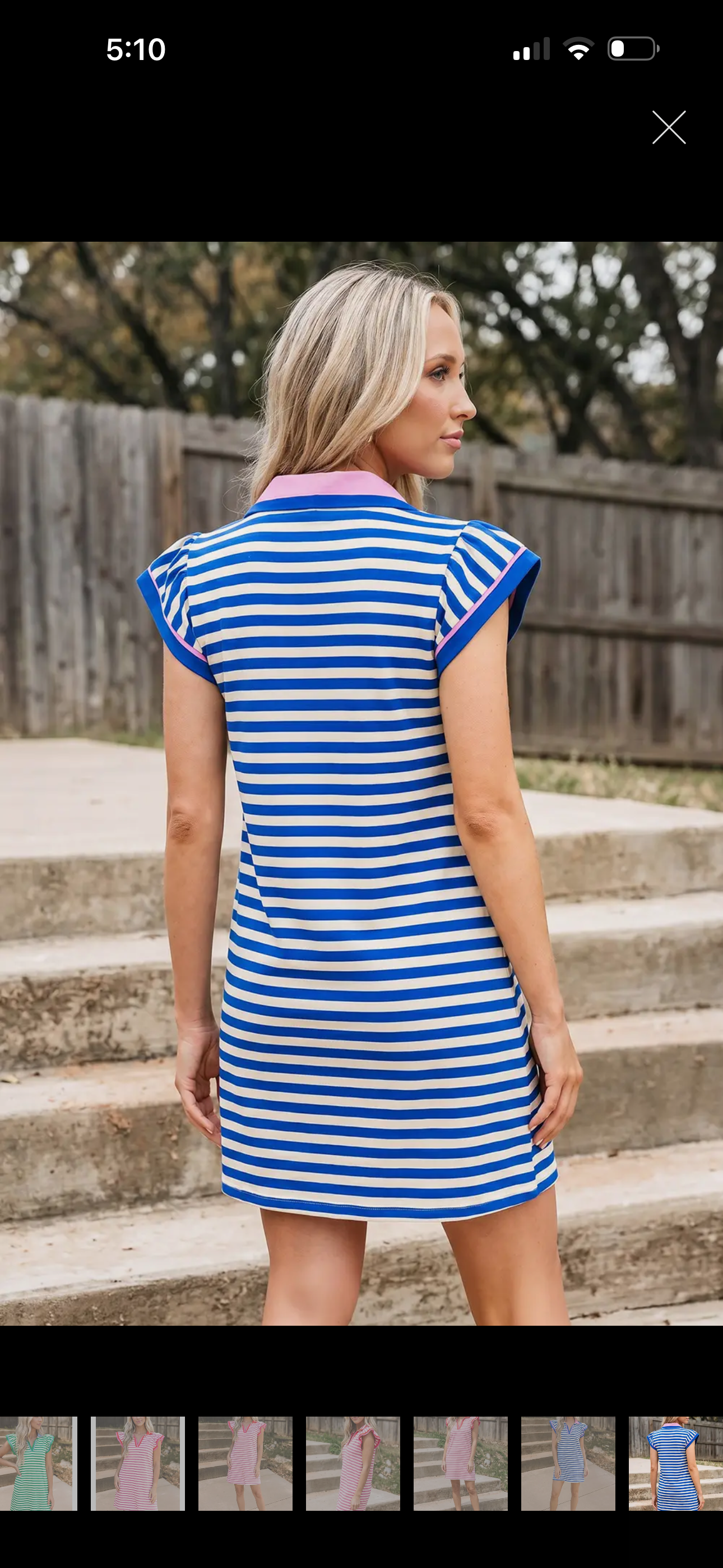 💙The Coastal Charm Stripe Dress 💙