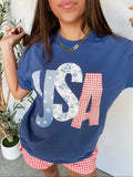 "USA" tee