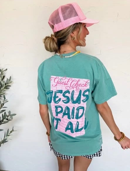 "Jesus Paid it All" tee